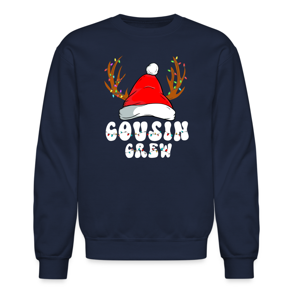 Cousin Crew Christmas Sweatshirt - navy