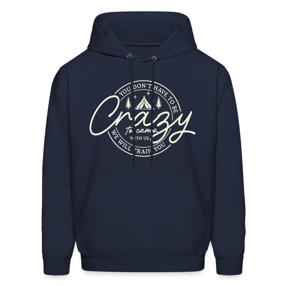 Crazy Camping Hoodie - navy