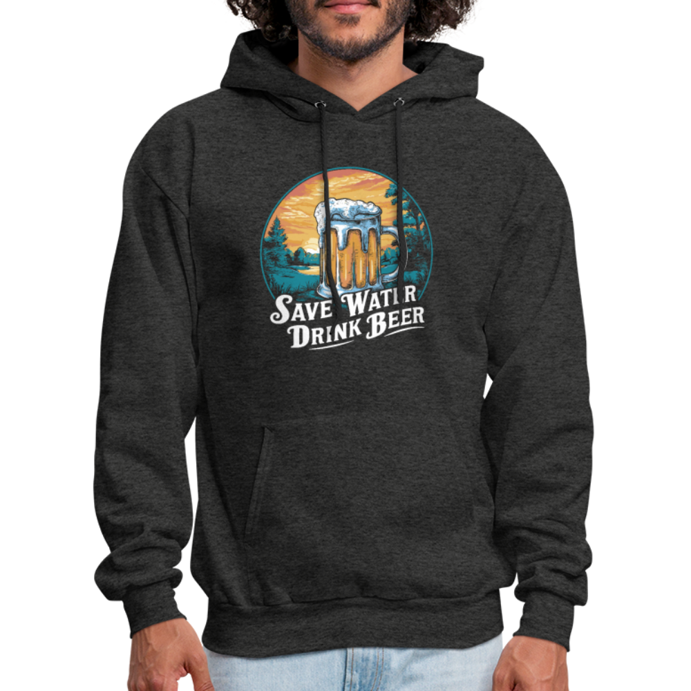 Save Water Drink Beer (Funny Drinking) Hoodie - charcoal grey