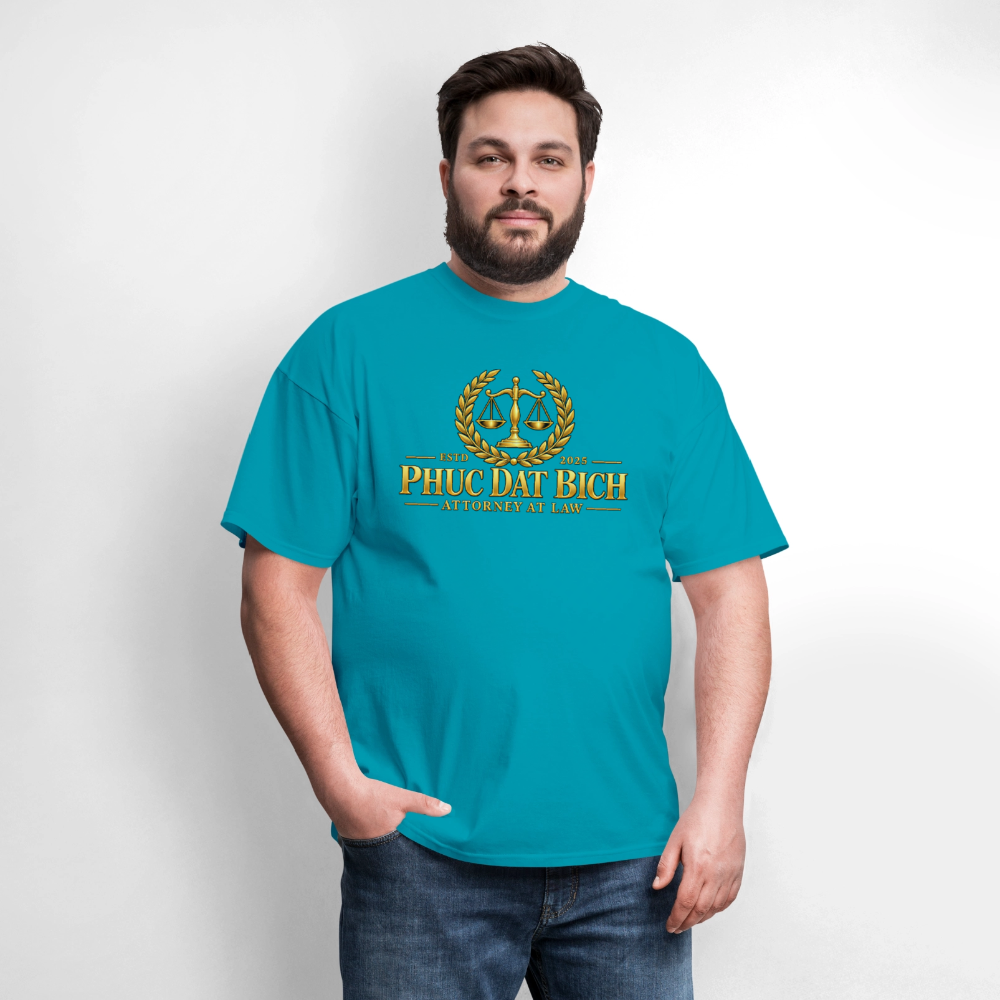 Phuc Dat Bich Attorney At Law T-Shirt - turquoise