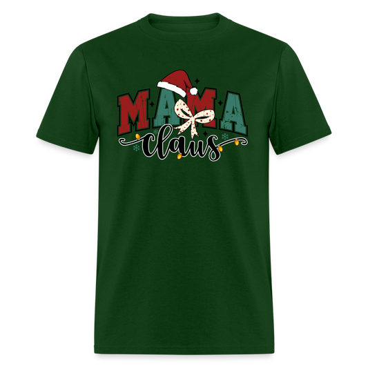 Mama Claus (Christmas) T-Shirt - forest green