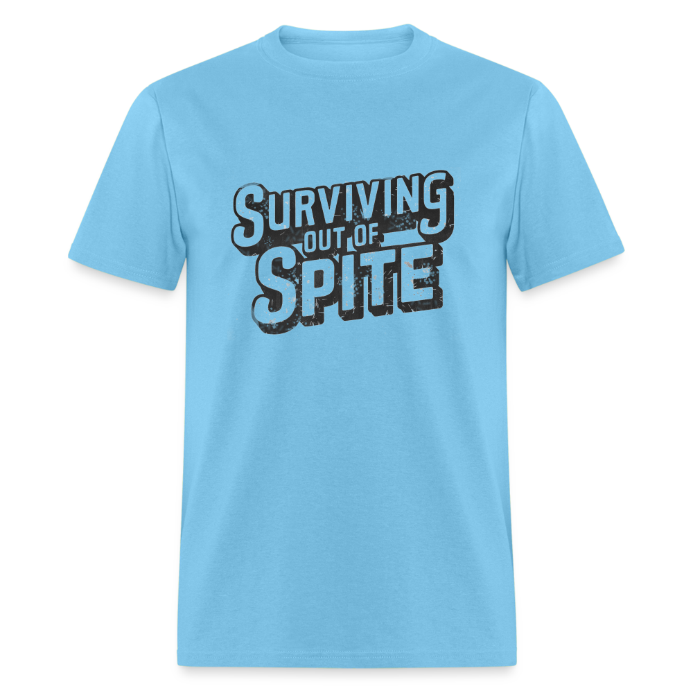 Surviving Out Of Spite T-Shirt - aquatic blue