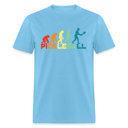 Pickleball Evolution T-Shirt - aquatic blue