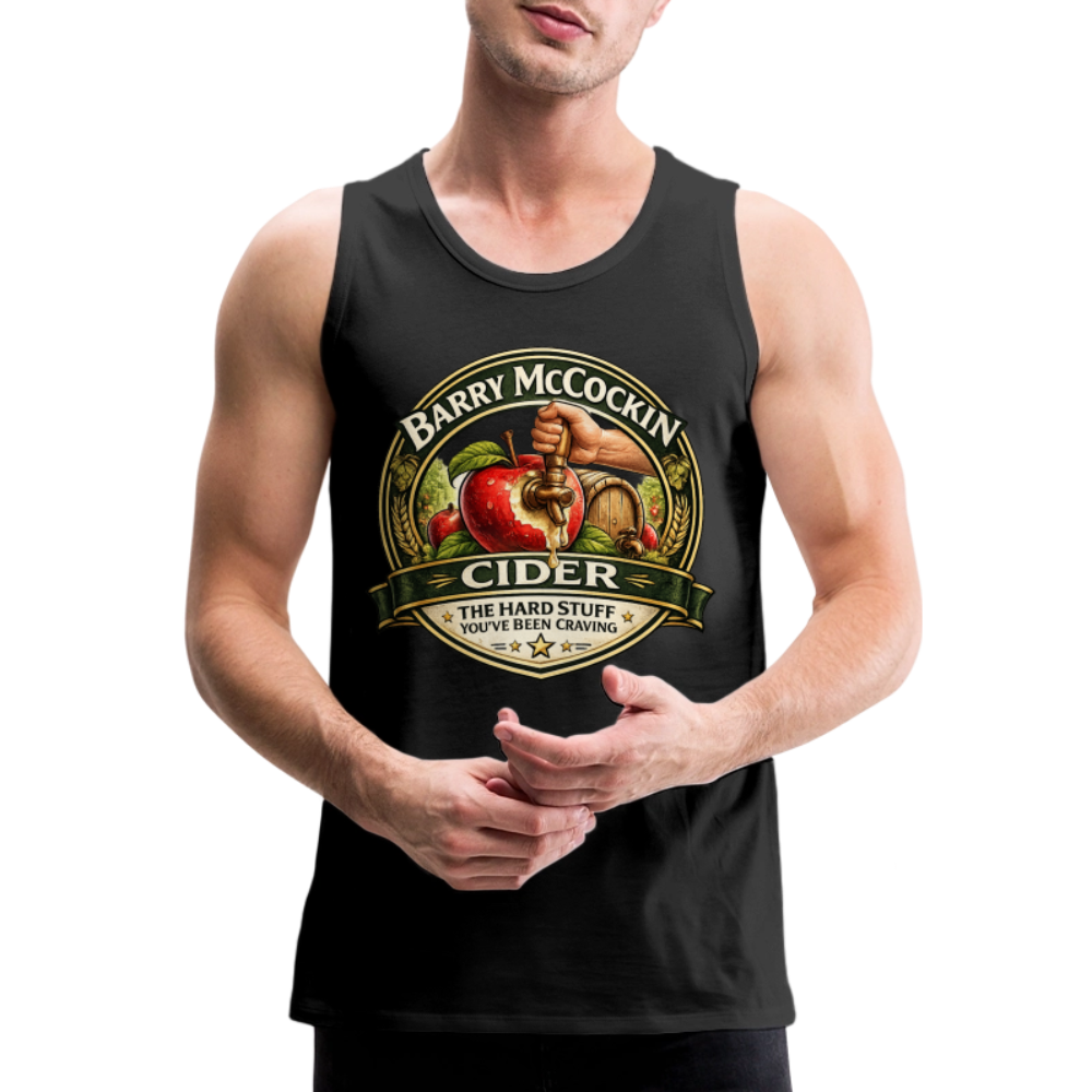 Barry McCockin Cider Funny Tank Top Color: Black