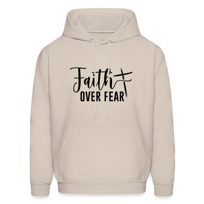 Faith Over Fear Hoodie - Sand