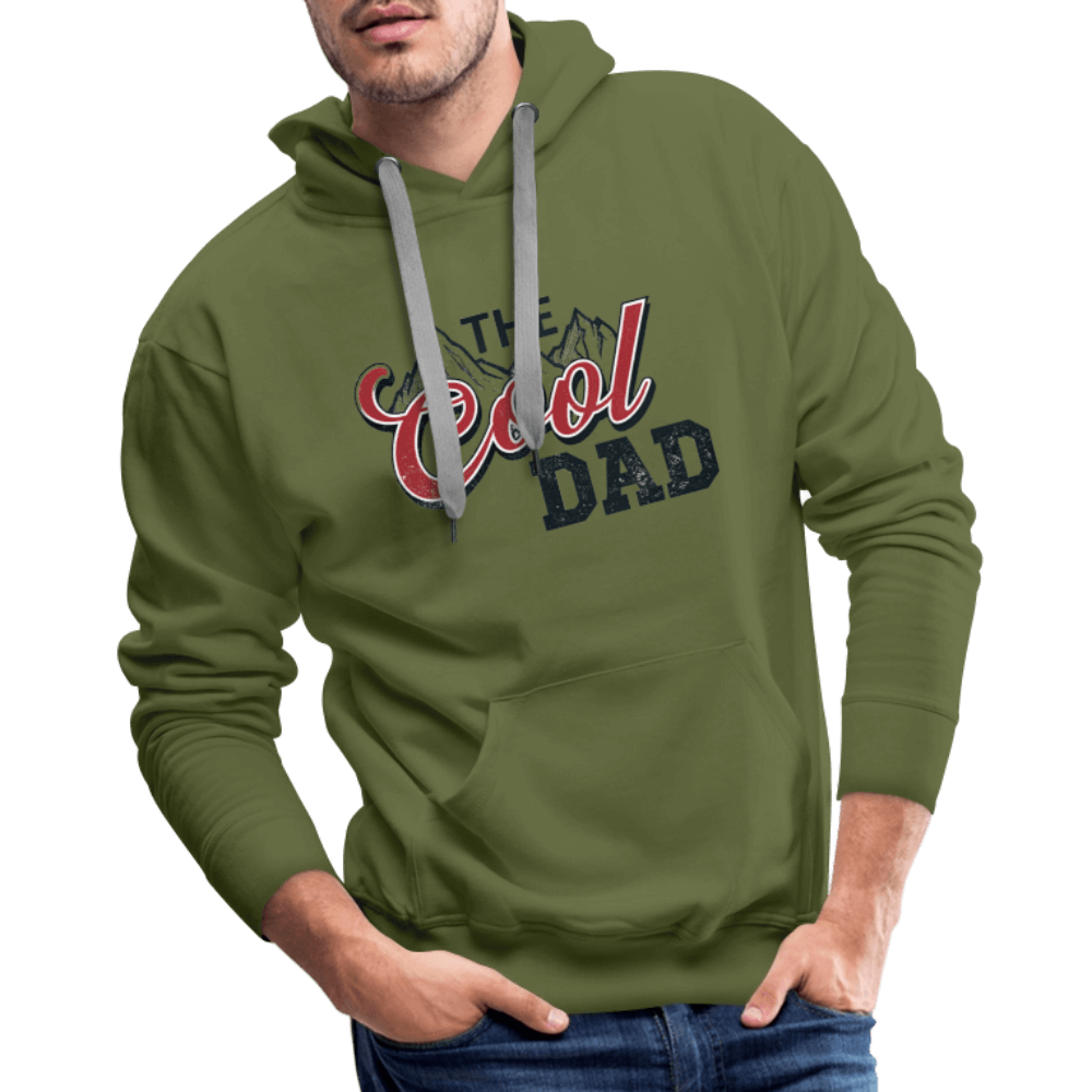 The Cool Dad Men’s Premium Hoodie - olive green