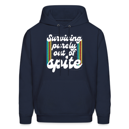 Surviving Purely Out Of Spite Hoodie - navy