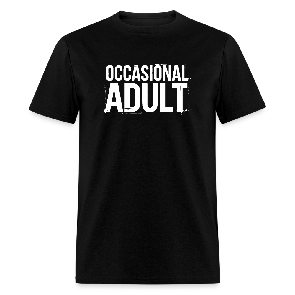 Occasional Adult T-Shirt - black