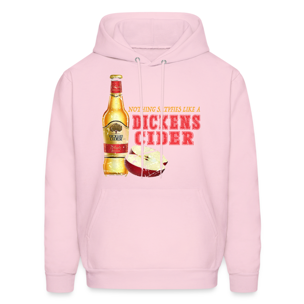 Nothing Satisfies Like A Dickens Cider Hoodie - pale pink