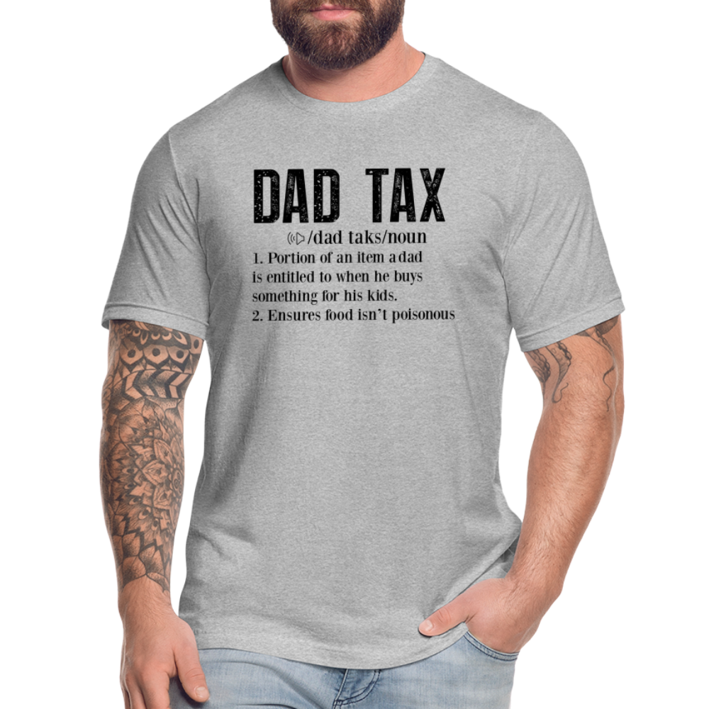 Dad Tax (Definition) T-Shirt Bella + Canvas - heather gray