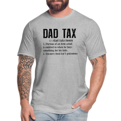 Dad Tax (Definition) T-Shirt Bella + Canvas - heather gray