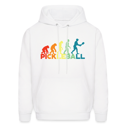 Pickleball Evolution Hoodie - white