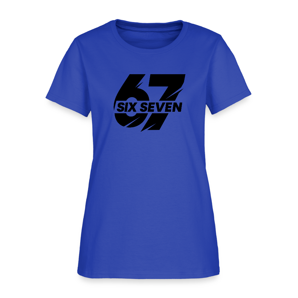 Six Seven 67 Women's T-Shirt - royal blue