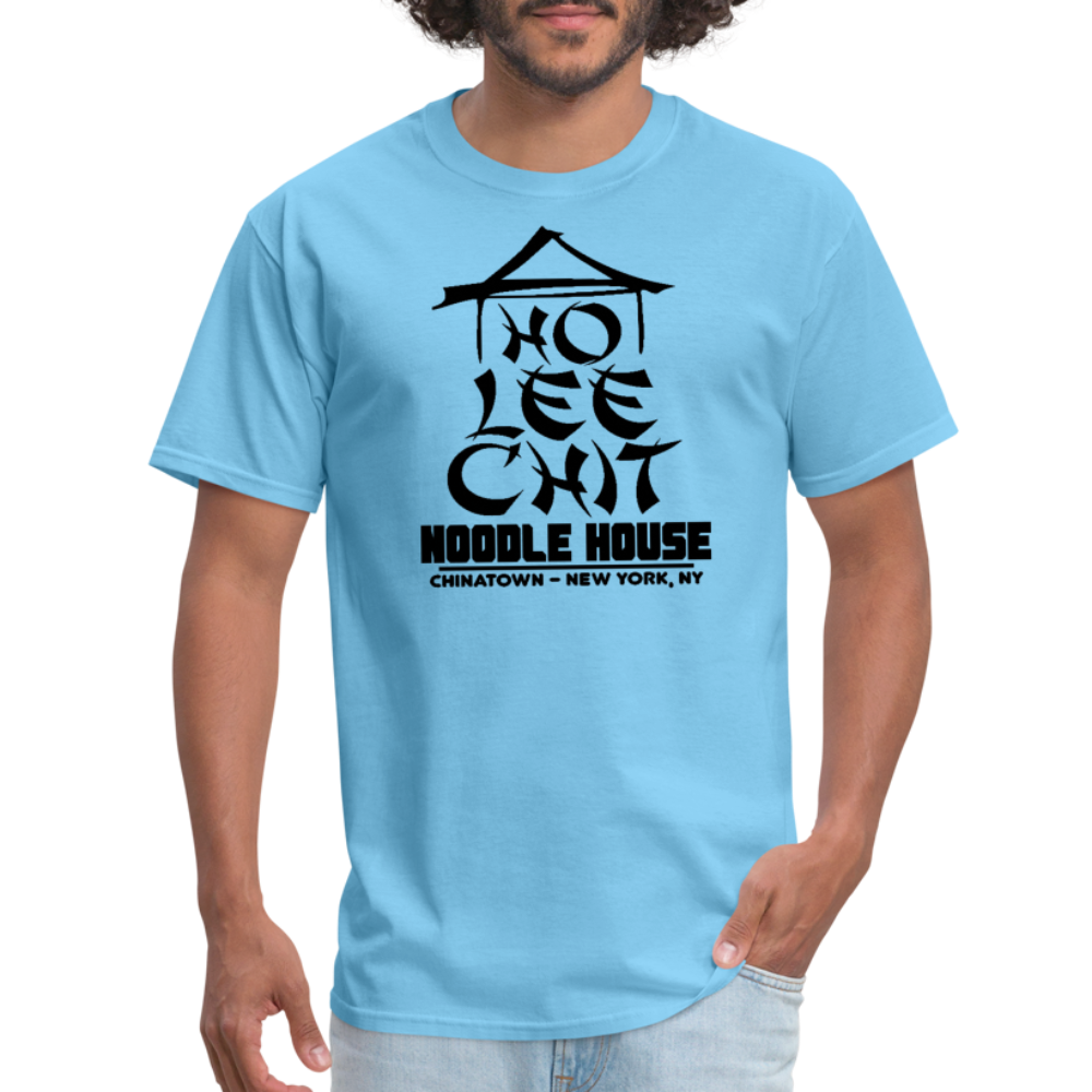 Ho Lee Chit (Noodle House) T-Shirt - aquatic blue