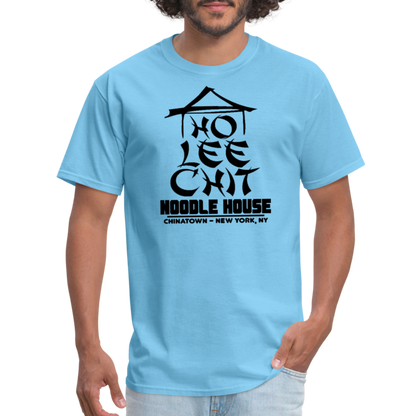 Ho Lee Chit (Noodle House) T-Shirt - aquatic blue