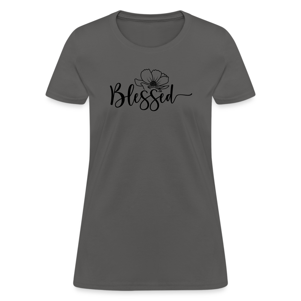 Blessed Women's T-Shirt - charcoal