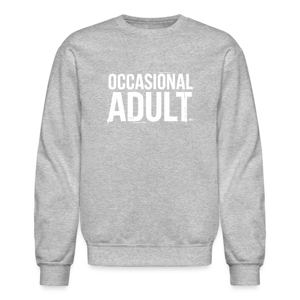 Occasional Adult Sweatshirt - heather gray