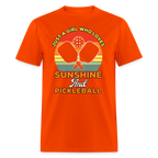 Just A Girl Who Loves Sunshine and Pickleball T-Shirt