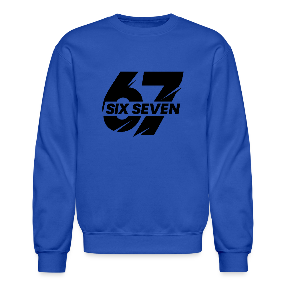 Six Seven 67 Sweatshirt - royal blue