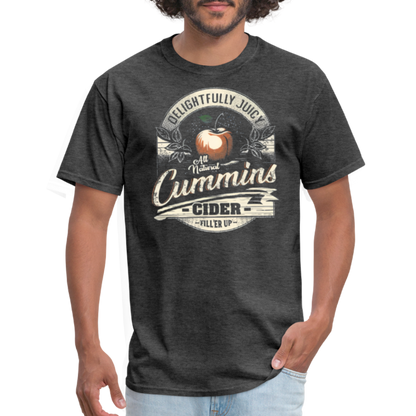 Vintage Cummins Cider (Funny Adult Humor) T-Shirt - heather black