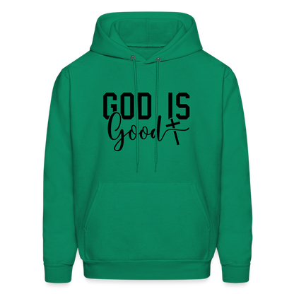 God is Good Hoodie - kelly green