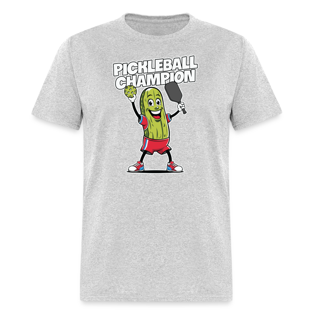 Pickleball Champion T-Shirt - heather gray