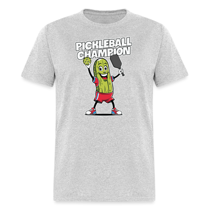 Pickleball Champion T-Shirt - heather gray