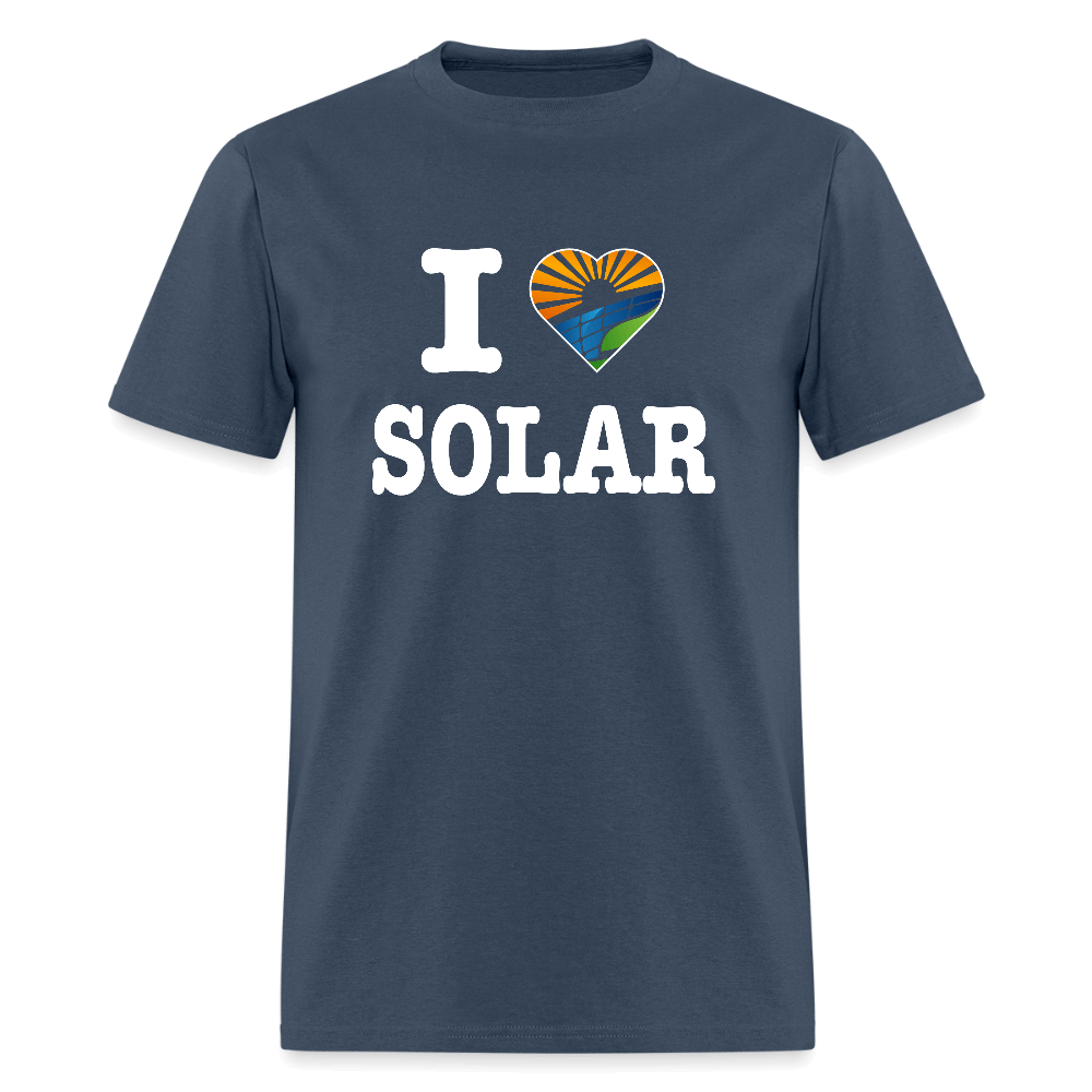 I Love Solar T-Shirt Color: blue dusk
