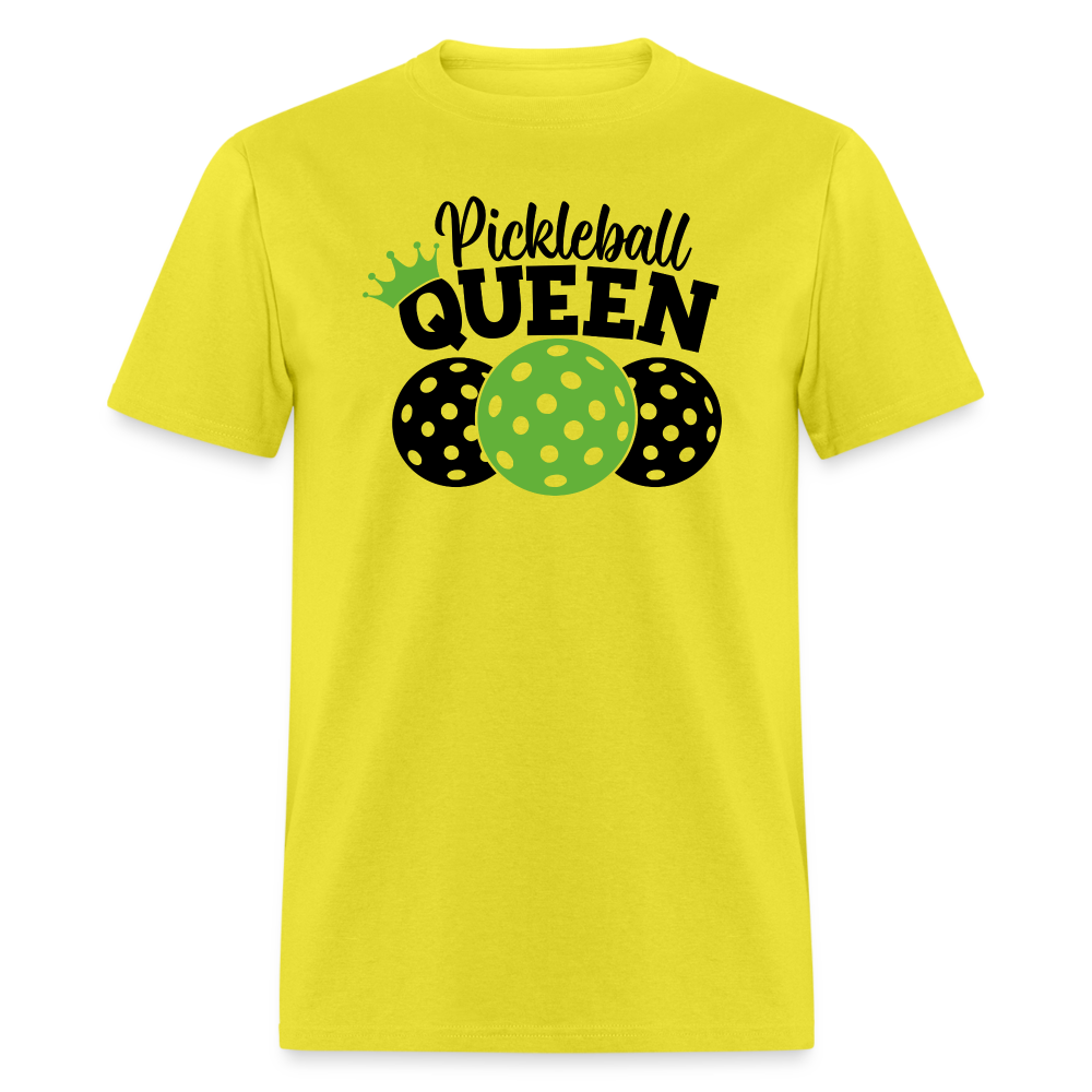 Pickleball Queen T-Shirt - yellow