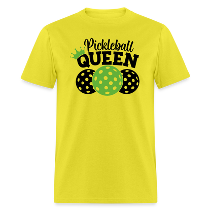 Pickleball Queen T-Shirt - yellow