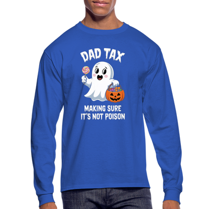 Dad Tax (Halloween) Long Sleeve T-Shirt - royal blue