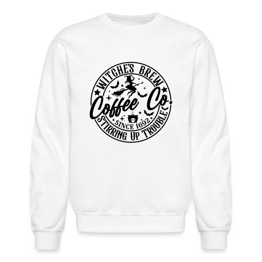 Witches Brew Coffee Co Sweatshirt (Halloween) - white