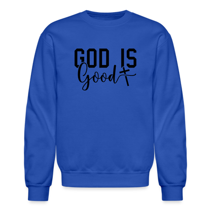 God is Good Sweatshirt - royal blue