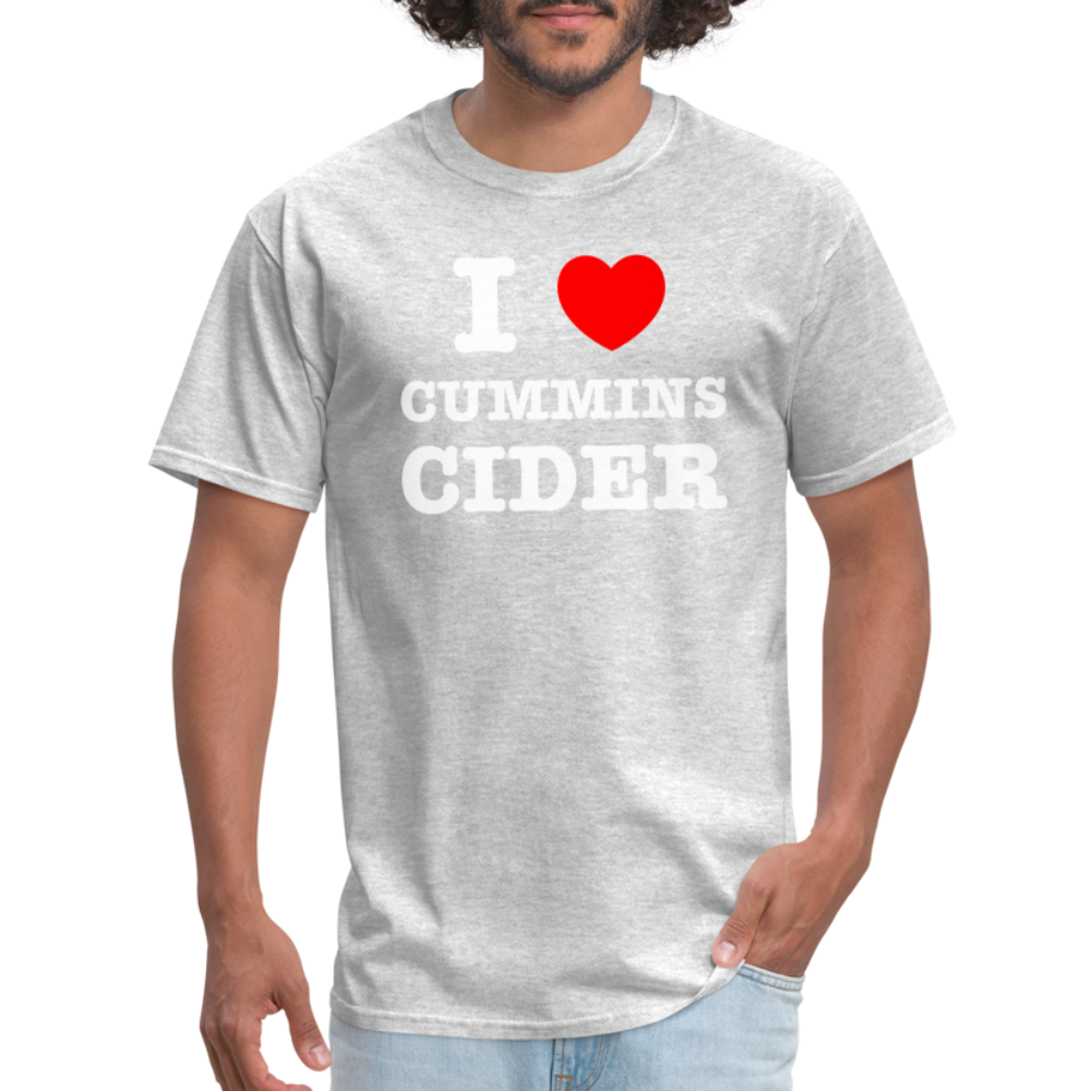 I Heart Cummins Cider T-Shirt - heather gray