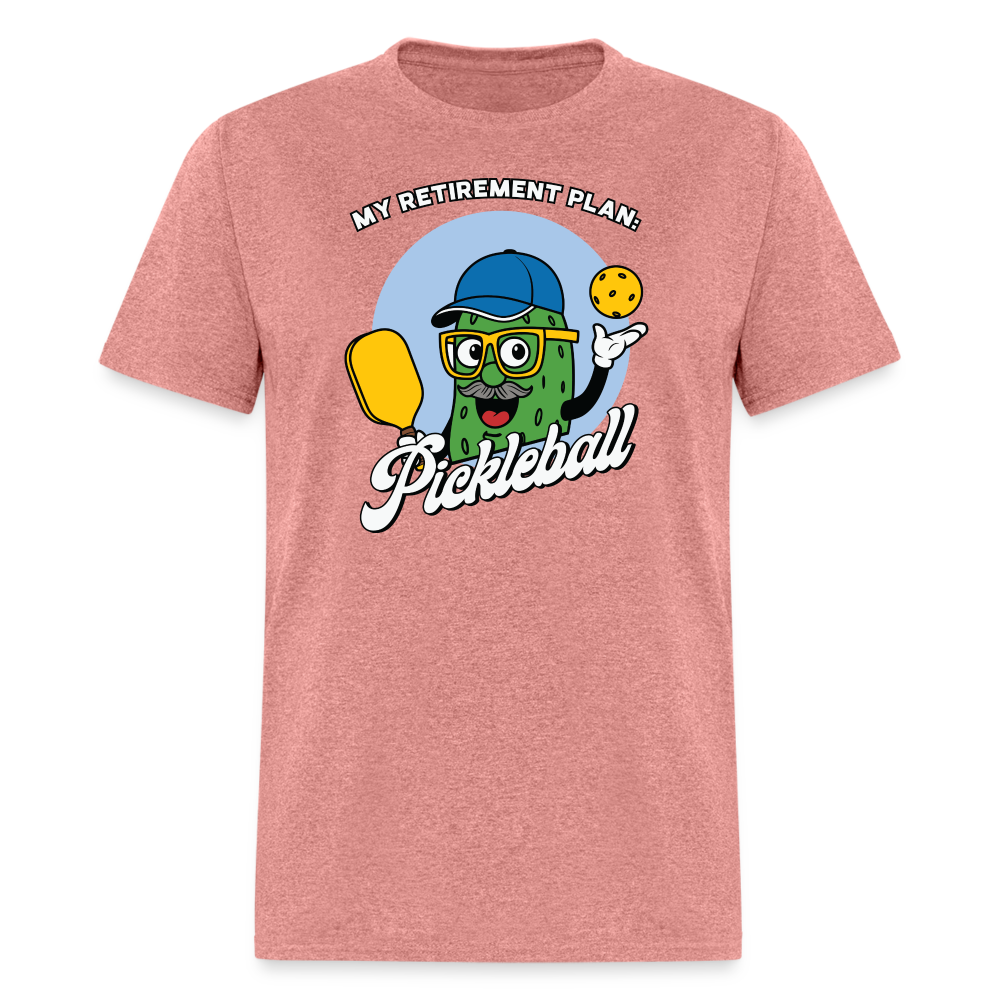 My Retirement Plan: Pickleball T-Shirt - heather mauve