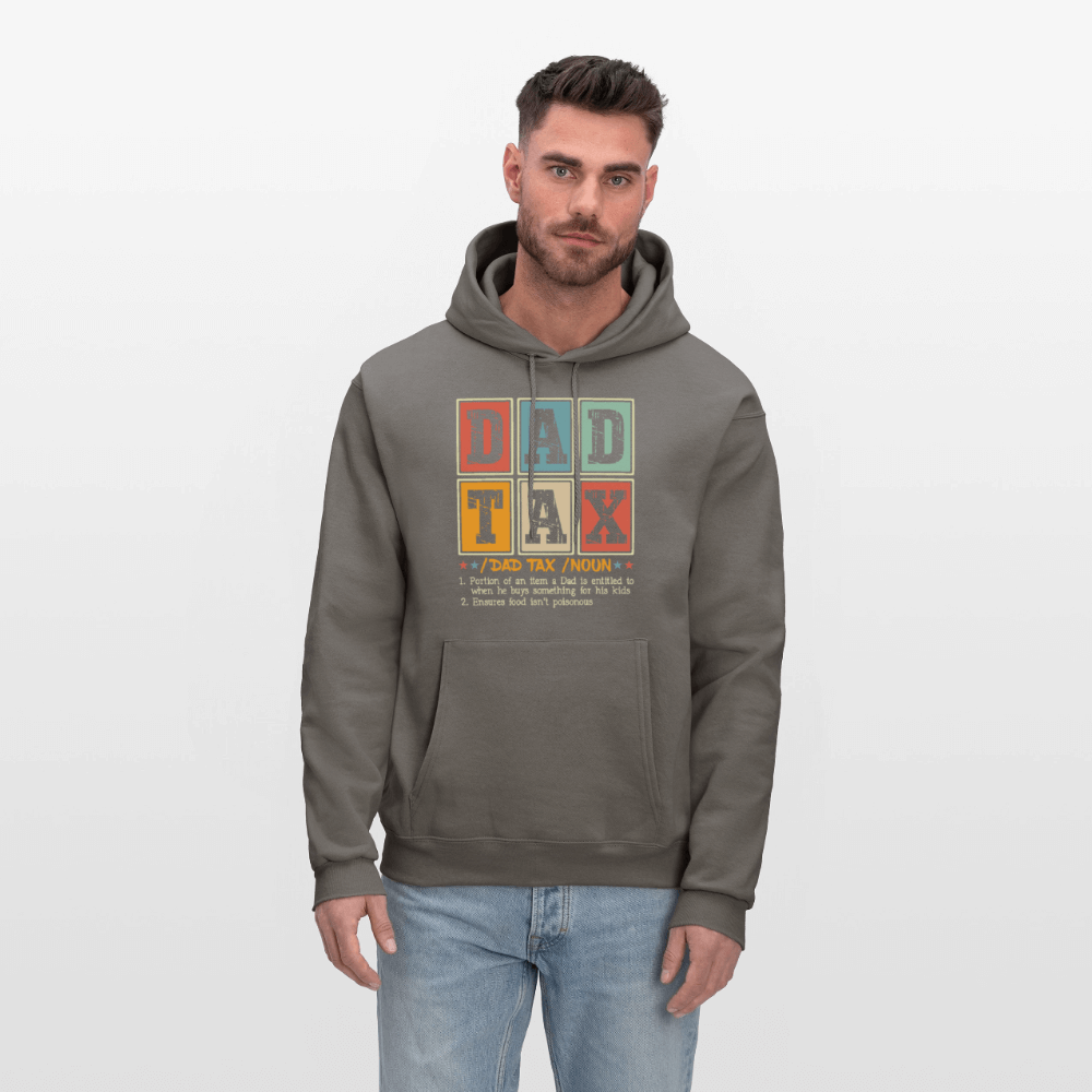 Dad Tax Hoodie - asphalt gray