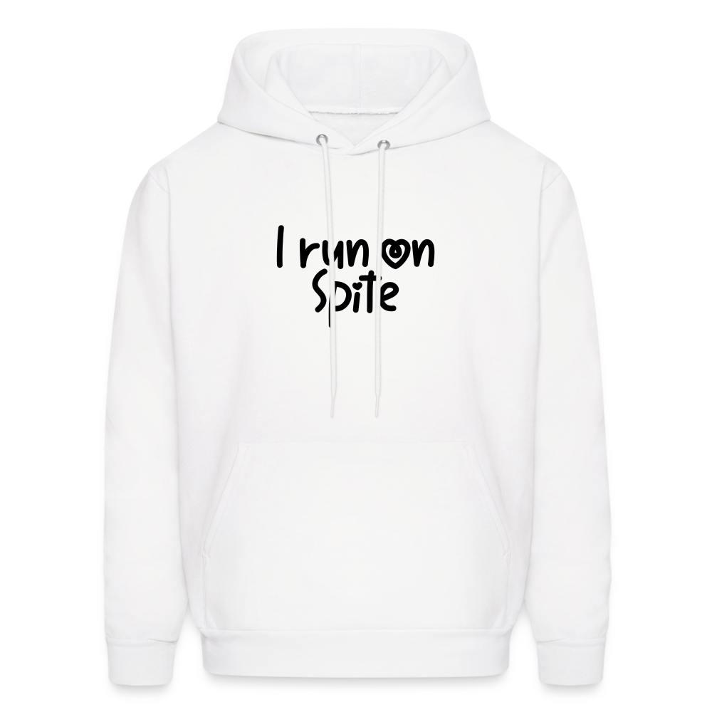 I Run On Spite Women's Hoodie - white