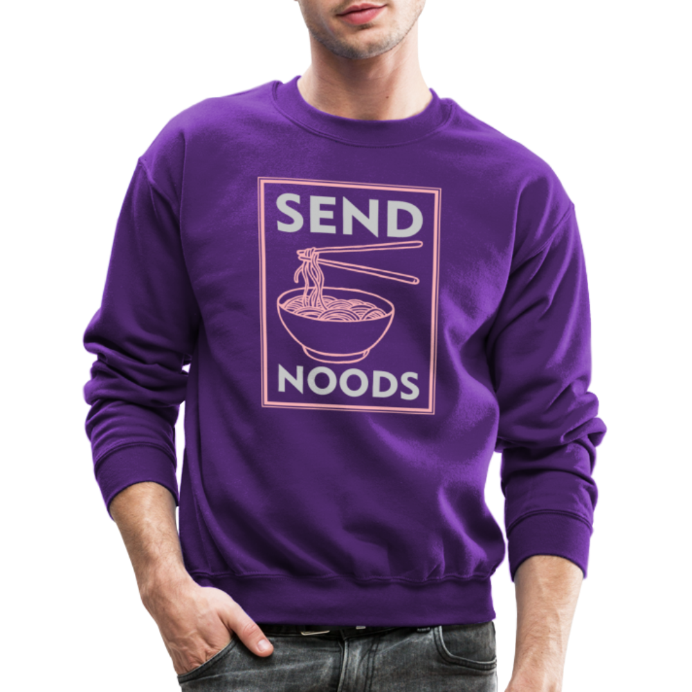 Send Noods Sweatshirt - purple