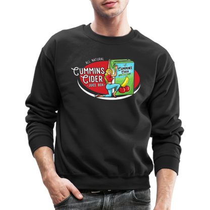 Cummins Cider Juice Box (Adult Sexual Humor) Sweatshirt - black