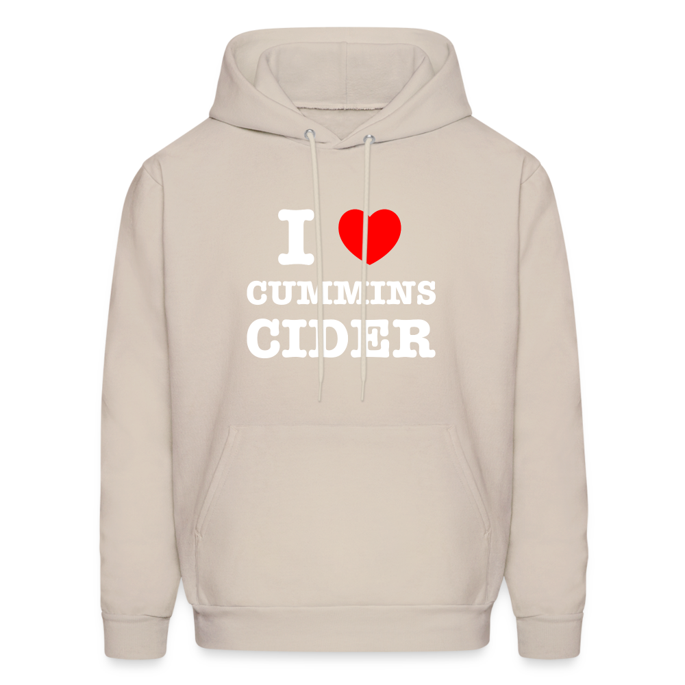 I Heart Cummins Cider Hoodie - Sand