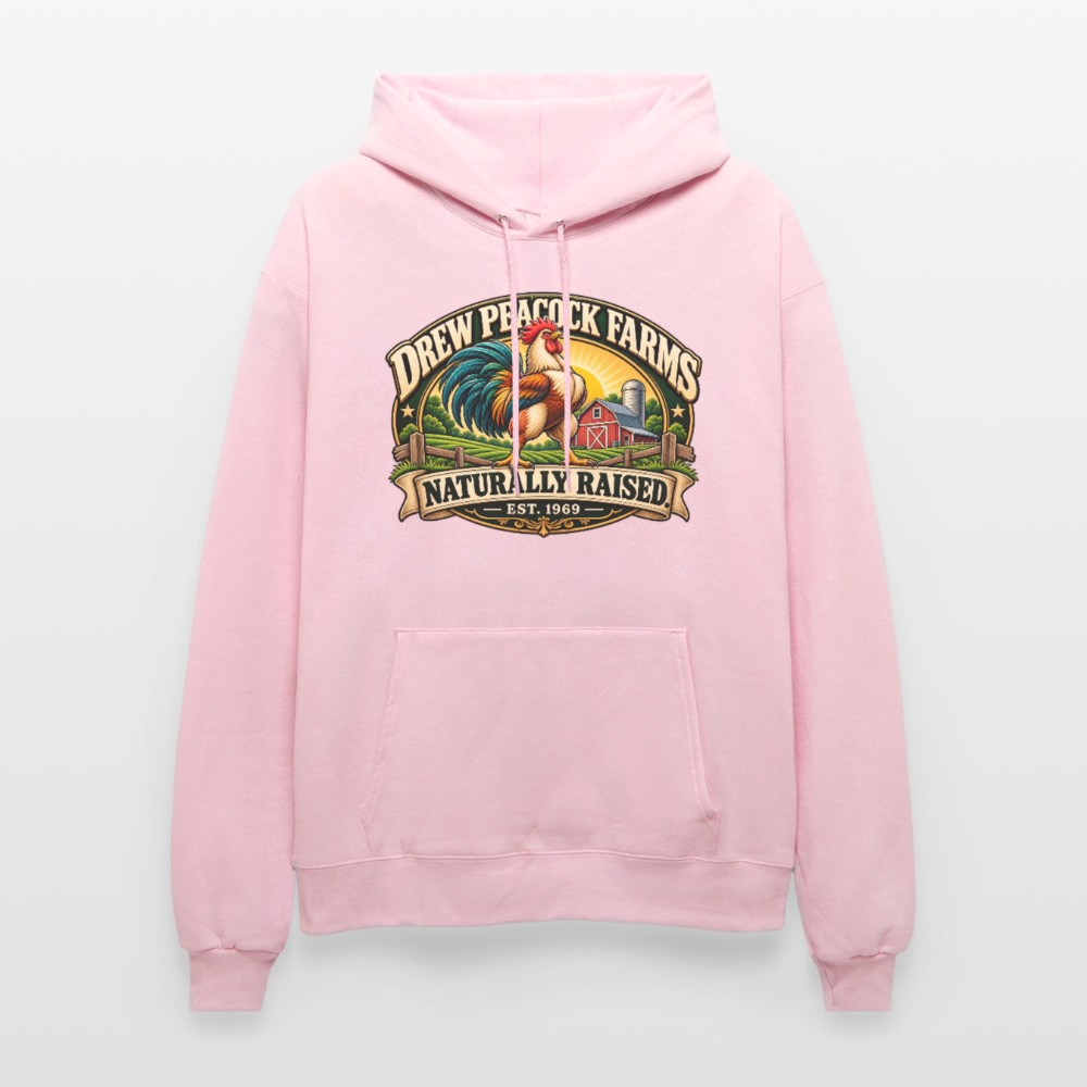 Drew Peacock Farms Hoodie - pale pink