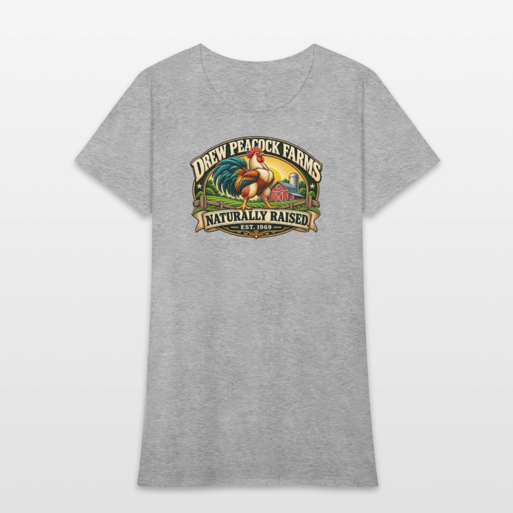 Drew Peacock Farms Women's T-Shirt - heather gray