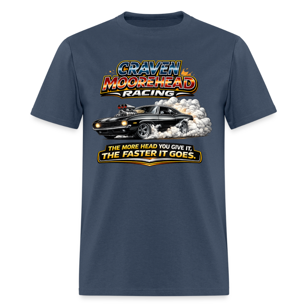 Craven Moorehead Racing T-Shirt Color: Blue Dusk