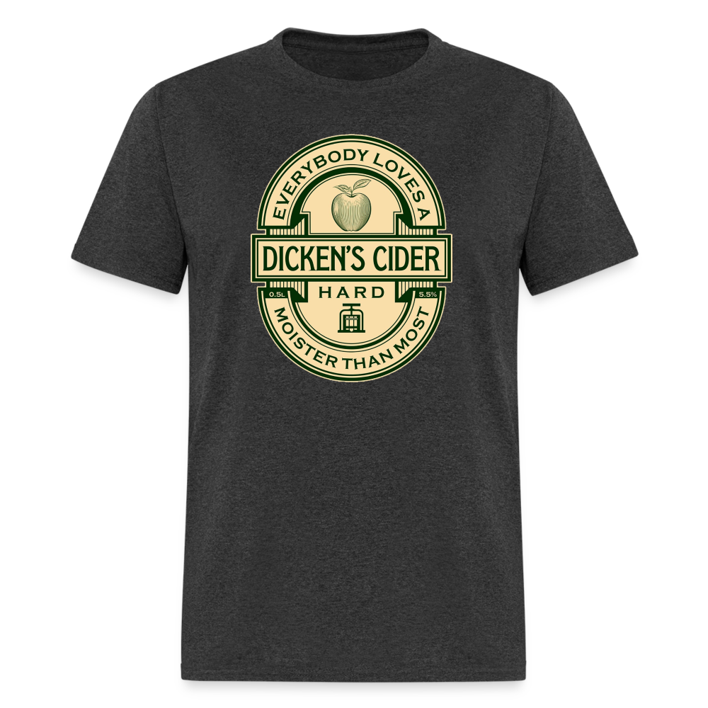 Dicken's Cider T-Shirt - heather black