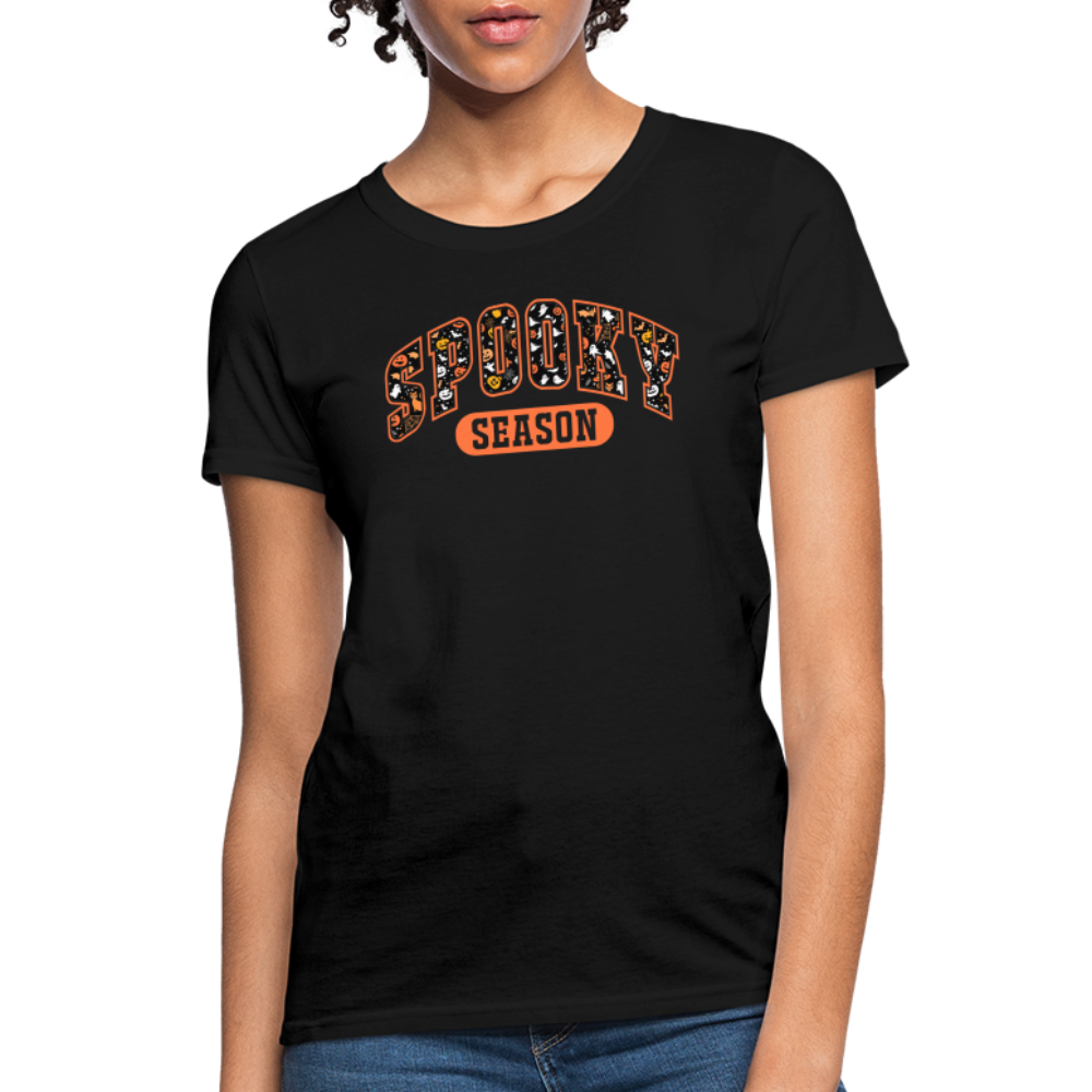 Spooky Season Women's T-Shirt (Halloween) - black