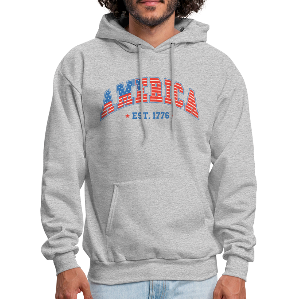 American 1776 Hoodie - heather gray