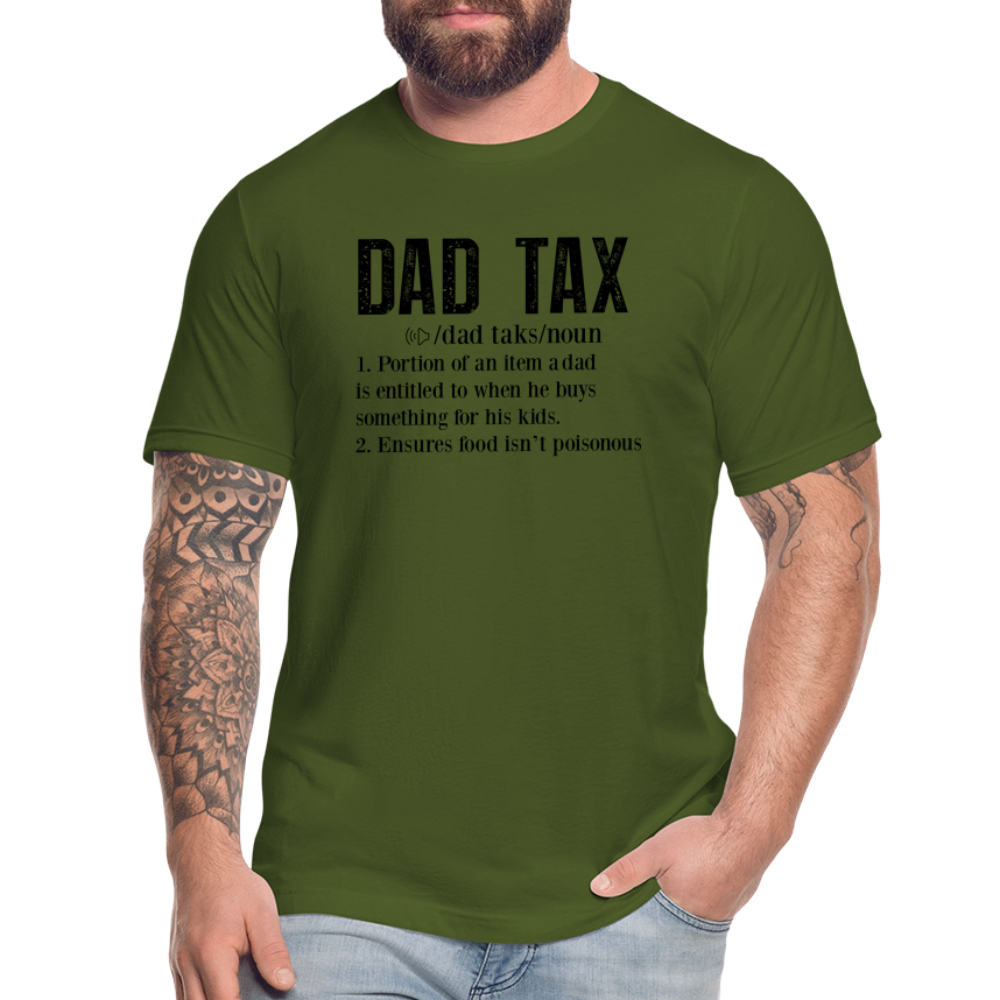 Dad Tax (Definition) T-Shirt Bella + Canvas - olive