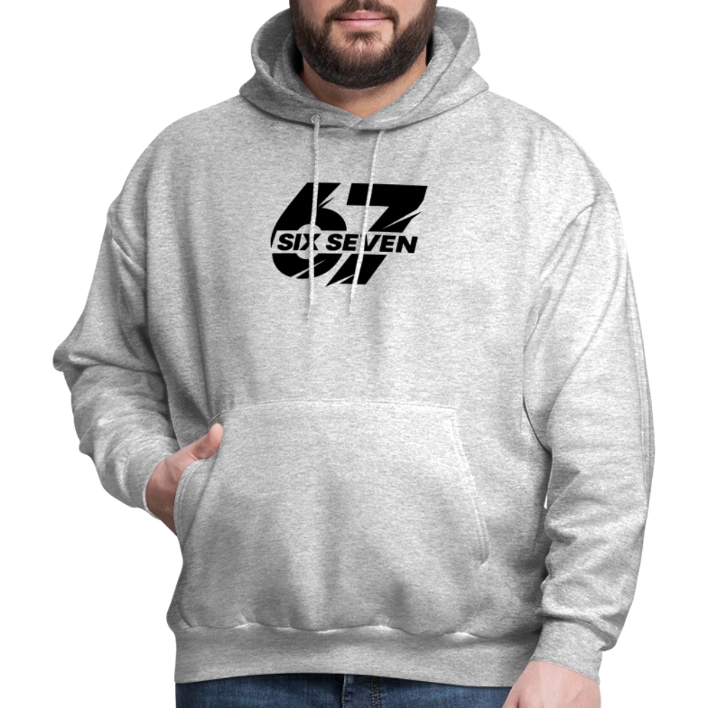 Six Seven 67 Hoodie - heather gray