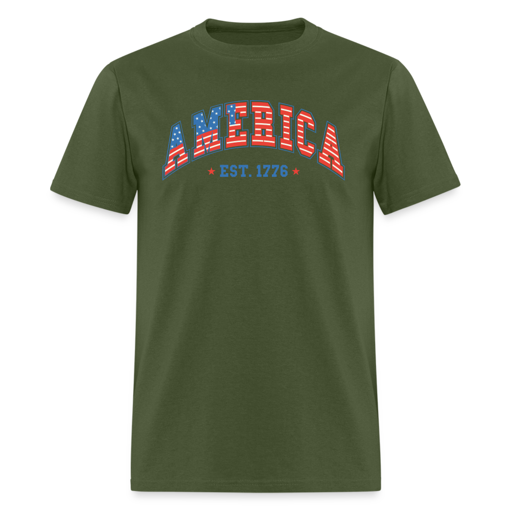 American 1776 T-Shirt - military green