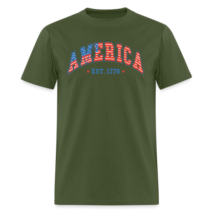 American 1776 T-Shirt - military green